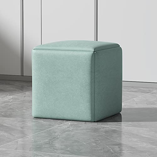 GCCSSBXF Taburete de almacenamiento versátil 5 en 1 con ruedas, silla apilable multifunción para sofá de cocina, asiento tapizado y marco de metal - imagen 2