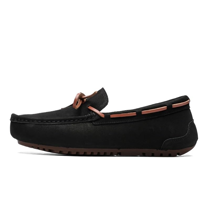 Mens Loafers Shoe Round Toe Faux Leather Boat Driving Loafers Resistant Comfortable Flat Heel Casual Slip On2