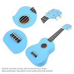 Ukulélé pour enfants, guitare palissandre belle apparence ukulélé palissandre tilleul pour adultes pour enfants(bleu) – Image 4