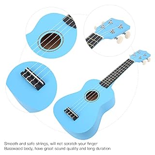 Ukulélé pour enfants, guitare palissandre belle apparence ukulélé palissandre tilleul pour adultes pour enfants(bleu) - Les Beatles, Paul McCartney, John Lennon, RIngo Starr, George Harrison Ukulélé pour enfants, guitare palissandre belle apparence ukulélé palissandre tilleul pour adultes pour enfants(bleu) – Image 4