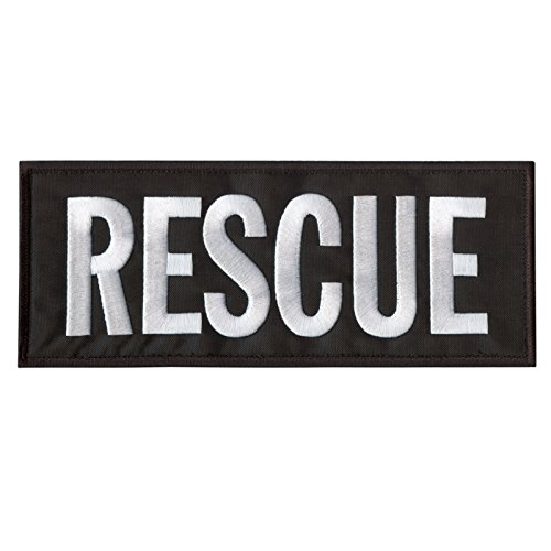 Rescue Emergency SAR Large XL 10'x4' Body Armor Plate Carrier Tactical Embroidered Hook Patch