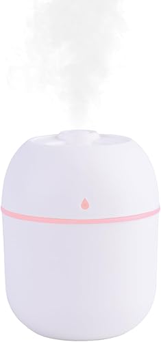 Mini humidificador portátil, pequeño humidificador de niebla fría, escritorio personal, alimentado por USB, súper silencioso para viajes, automóvil,