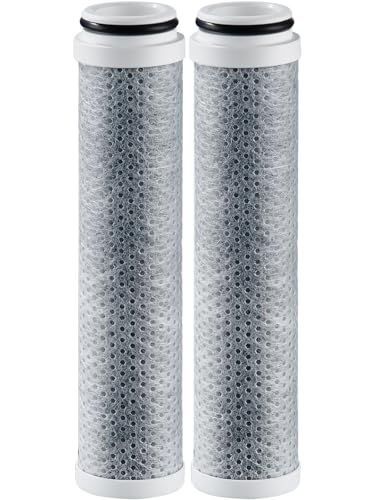 Image of Cobbe 2 Pack Replacement Filters for Handheld Shower Head - 99% Chlorine Filtration - 2.0 Carbon Shower Filter - Reduces Dry Itchy Skin