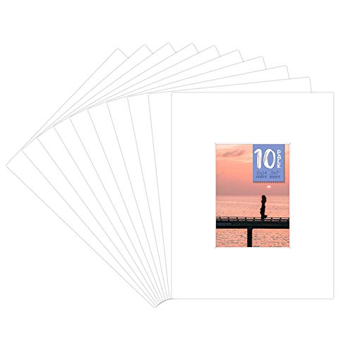 10 11X14 8-Ply White Picture Mats For 5X7 Photo Picture #TOP6
