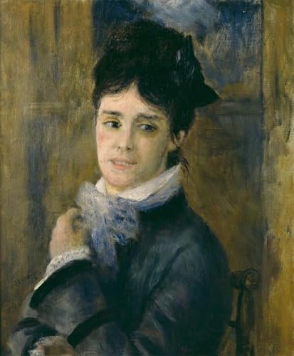 Tableaux sur toile Claude Monet portrait de Madame Monet 60x90cm pour décoration de chambre