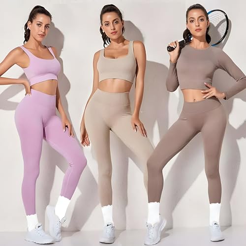 Image of Pilates Socks with Grips for Women, 4 Pairs White Pilates Grips Socks Yoga Socks for Women Non Slip, Barefoot, Dance, Workout, Hospital Socks