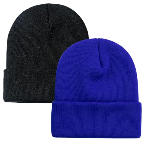 Image of ZOORON Beanie for Men Women Slouchy Winter Beanie Hats Cuffed Skull Caps