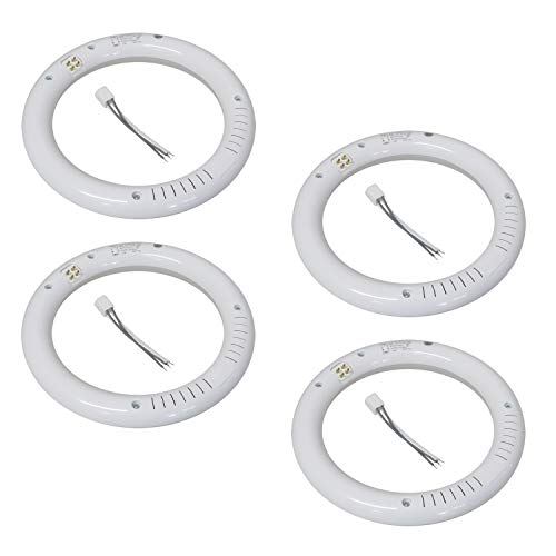 丸形LED蛍光灯 FCL 30形 12W 1360lm 昼白色(5000K) グロー式工事不要(4本セット)