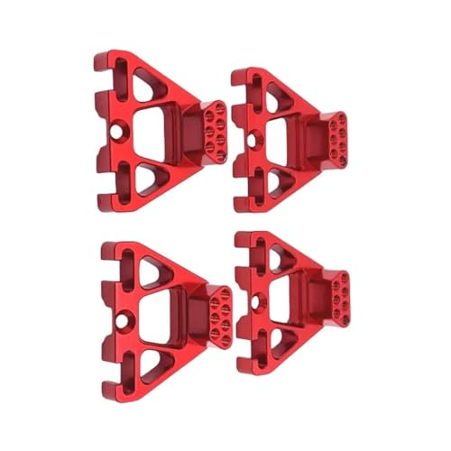 Supports d'amortisseurs YK4106 YK4107 en aluminium CNC rouge