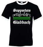 Fruit of the Loom Textilie World-of-Shirt Herren Retro Shirt Gladbach Ultras Supporters L