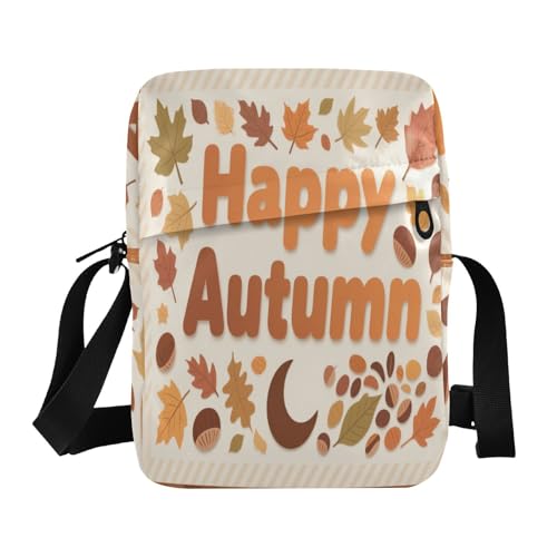 messenger bag for women mens shoulder bags crossbody Womens Casual Purses Adjustable Strap for Shopping Shopping- Autumn Stripe Buffalo