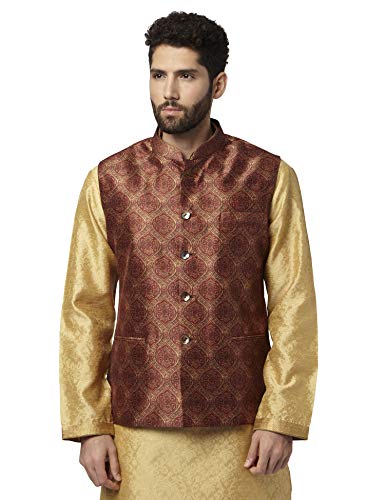 Image of Ethnix by Raymond Men's Poly Viscose Waist Coat