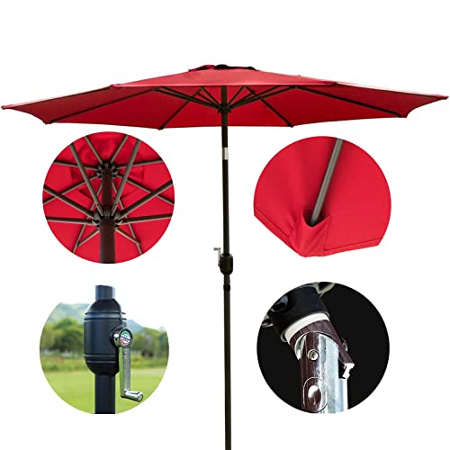 Parasol de jardín impermeable CLSDRZC con protección solar y diseño portátil 4
