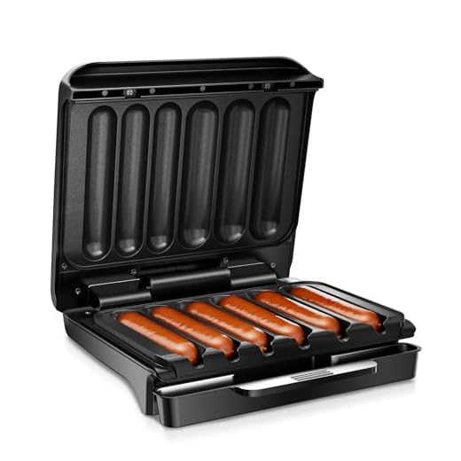 Electric Hot Dog Grill with Drip Tray