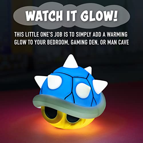 Paladone Super Mario Blue Shell Light With Sound | Gaming Home Décor | Officially Licensed Nintendo Merchandise #TOP1