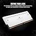 CORSAIR Dominator Titanium RGB DDR5 RAM 2X Fin Accessory Kit - White (No Physical Memory)