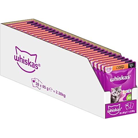 Whiskas Junior Katzenfutter Geflügel in Sauce Cover