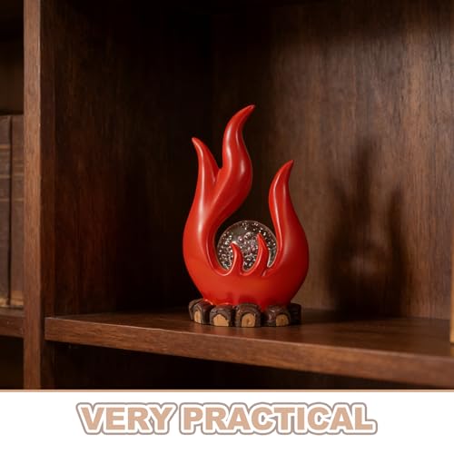 Statue abstraite effet feu Gatuida, le cadeau idéal pour décoration de table moderne