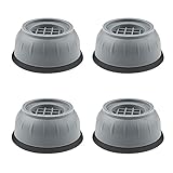 Anti Vibration Pads 4pcs Shock and Noise Cancelling Washing Machine Support, Non Slip Heighten Shock