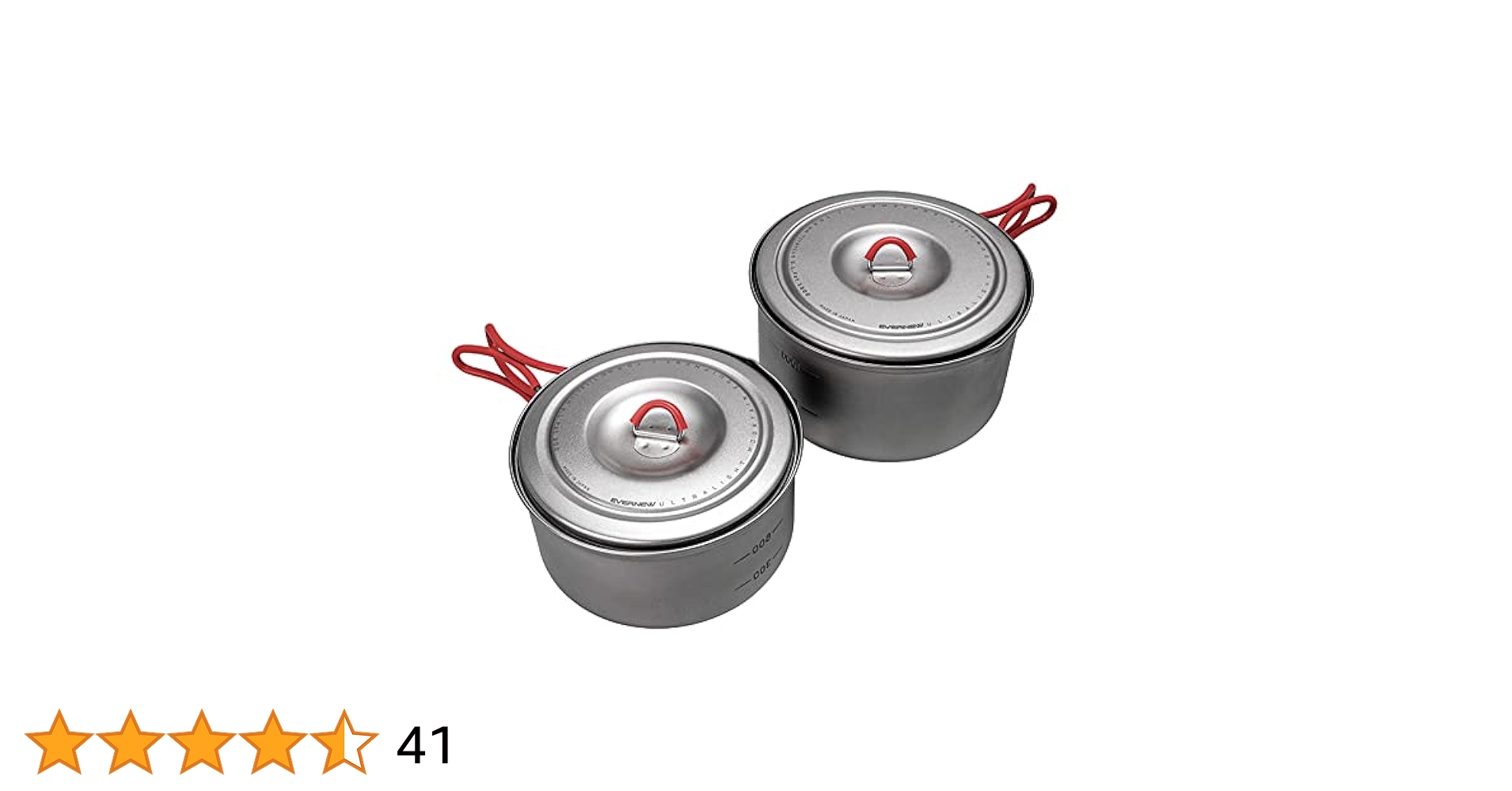 エバニューチタンクッカー　Ti U.L. Pot 600 + 900 エバニュー公式オンラインショップ / Ti U.L. Pot 600 + 900