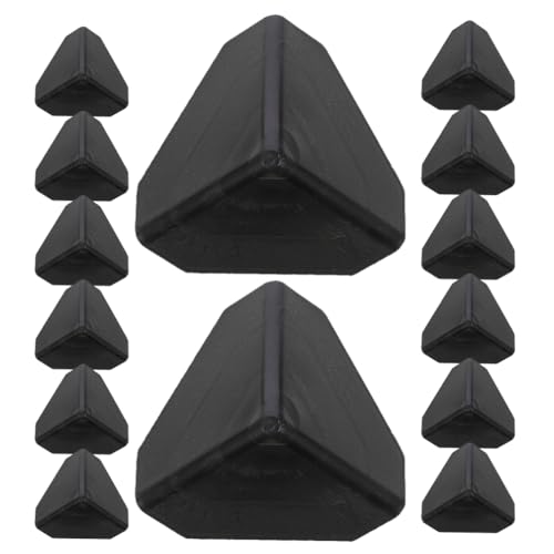 Mikikit 100pcs Triangle Shape Corner Protectors for Carton Cardboard Edge Guards High Flexibility Impact Absorption for Safe Shipping
