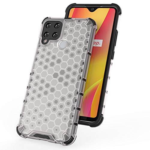 Image of Glasgow Back Case Cover Designed for Realme C15 - Transparent