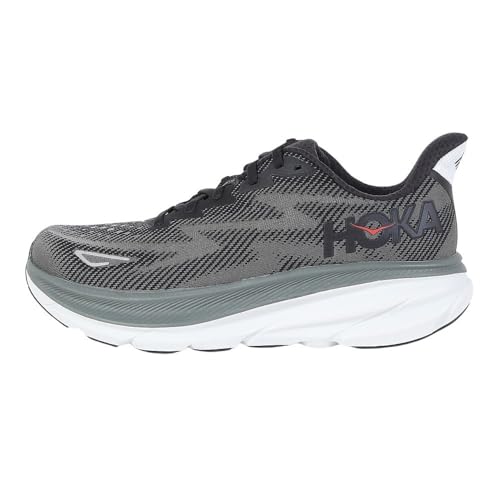 HOKA Hoka Men's Clifton 9 Black/Outer Orbit 8 Medium