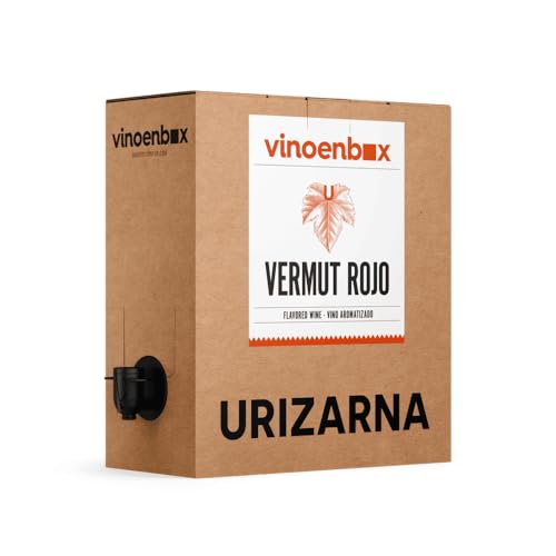 Vermut Rojo Artesano Bag-in-Box 10 L – Aperitivo Español con hierbas selectas | Elaborado en La Rioja | Intenso, equilibrado y listo para servir