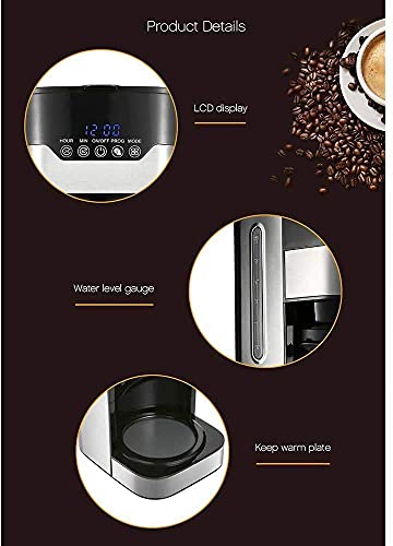 Cafetera de Goteo Automática con Panel Táctil y Temporizador miniatura 4