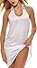 Womens Sexy Halter Backless Beach Dress
