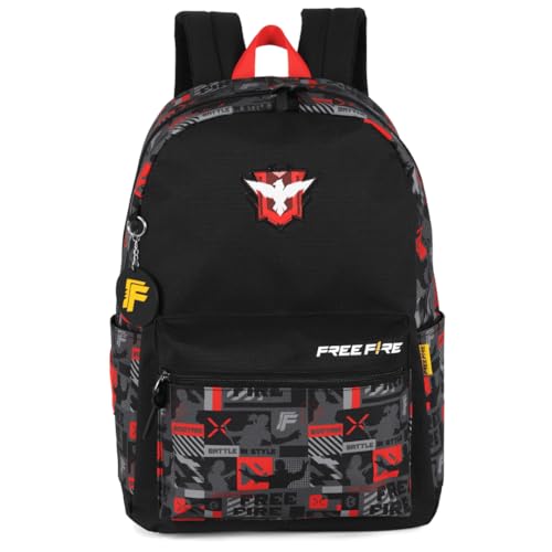 Mochila Free Fire Luxcel MS49781FF (Vermelho)