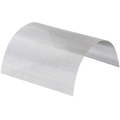 Malla de Acero Inoxidable, Malla filtrante metálica de 80 Mallas: no se oxida, Ideal para proyectos de Bricolaje, Ventanas, hogares y cocinas. Construcción Duradera.