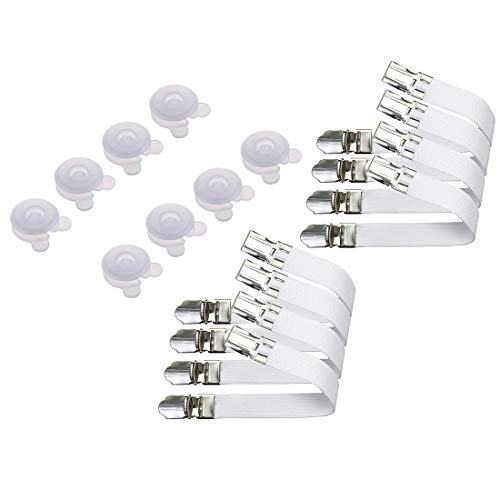 Eopocdor Clips De Edredón Y Juego De Correas De Hojas, Mantenga En Su Lugar Las Mantas Y La Sábana del Edredón De Las Esquinas De Los Edredones (16) Cover