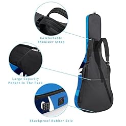 Housse étanche pour guitare acoustique avec double bandoulière et poche Motif cosmonaute dans l’espace, Multicolore 06… - Les Beatles, Paul McCartney, John Lennon, RIngo Starr, George Harrison Housse étanche pour guitare acoustique avec double bandoulière et poche Motif cosmonaute dans l'espace, Multicolore 06… – Image 3