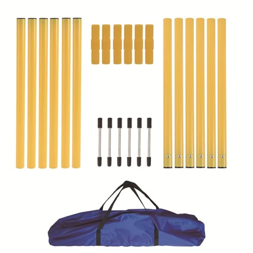 Dog Agility Equipment Set with Jumps and Poles