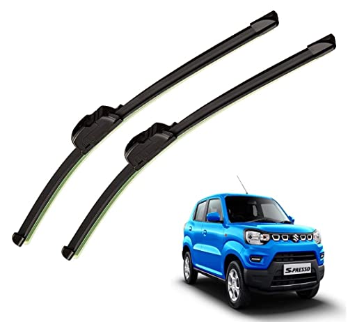 Image of Auto Hub Car Wiper Blades Compatibility with Maruti S-Presso - Set of 2 Pcs (D-18,P-16)