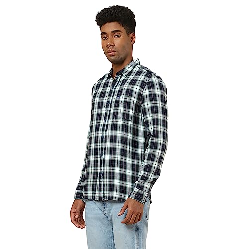 Image of Wrangler Men's Checkered Regular Fit Shirts