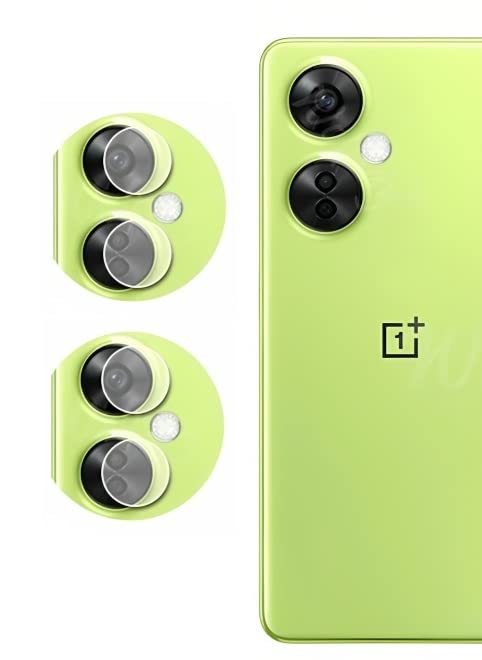 SHAKU [2 PACK] Back Camera Lens TPE Protector Compatible With Oneplus Nord CE 3 Lite HD Clear Guard