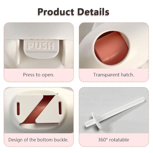 Image of Dog Poop Bag Dispenser with Detachable strap 1.2oz Airplane Design U Clip System for Easy OneHanded Use Including 1 roll of 16 randomly colored thick dog poop bags