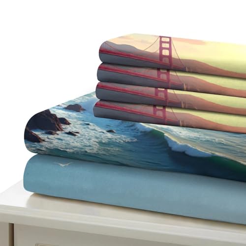 Housse de couette crâne lumineux en microfibre super douce pour lit - 7