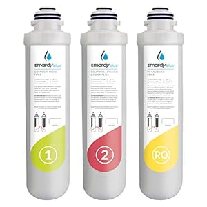 smardy blue 3in1 vervangingsfilter set voor osmosesystemen R100 miran, xiva, noura en zagora – Filterwissel om de 12 maanden