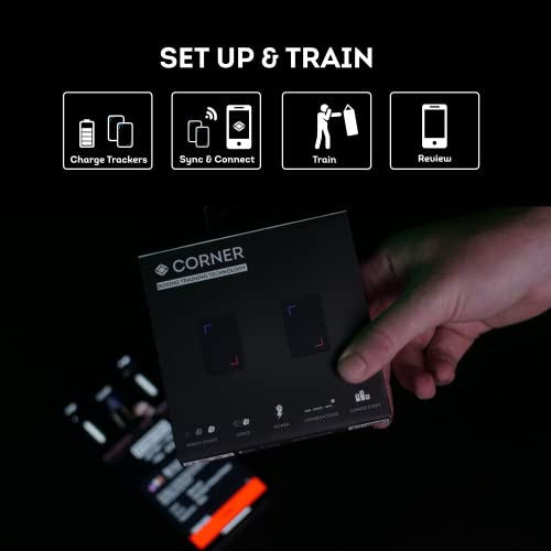 Corner Boxing Smart Punch Trackers - Measure Accurate Punch Count, Speed & Power Performance In Real Time – Stay Motivated At Home & In The Gym - Bluetooth Compatible With Ios & Android #TOP4