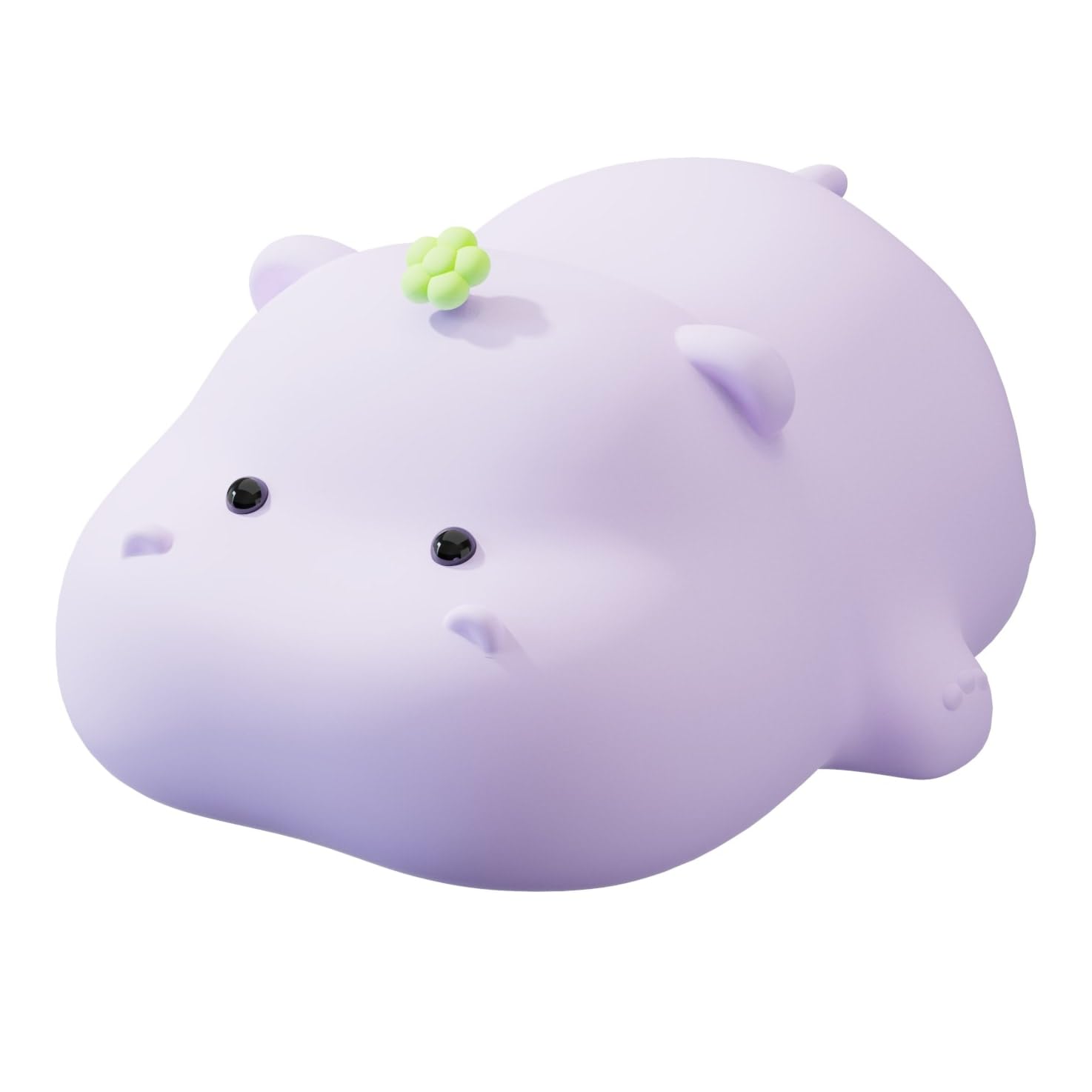 Dnaaz Hattie The Hippo - Lumi Buddy Nightlight Crafted from Squeezable Silicone