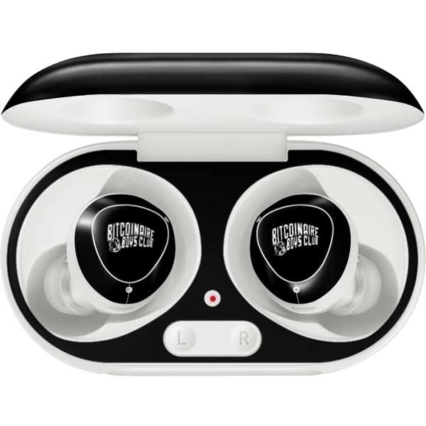 Skinit Decal Audio Skin Compatible with Samsung Galaxy Buds+ - Officially Licensed Skinit Originally Designed Bitcoinaire Boys Club Design
