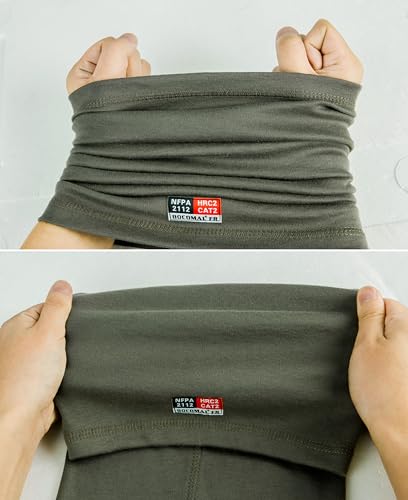 Image of BOCOMAL FR Neck Gaiters Face Mask 7oz Mightweight Flame Resistant Welding Hood NFPA2112 CAT2