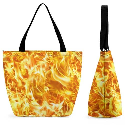 Sac à main femme Flamme grand sac à bandoulière contre le manque d'espace