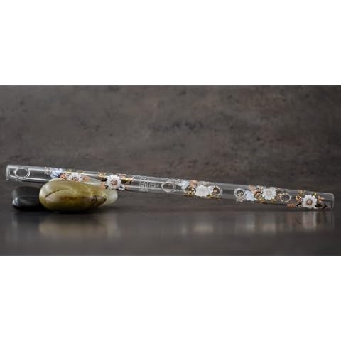 Hall Crystal Flute 11002 - Inline Glass Piccolo in D - Carolina Cover