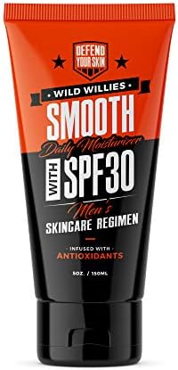 Wild Willies Men's Daily Face Moisturizer SPF 30 - Lightweight Face Lotion