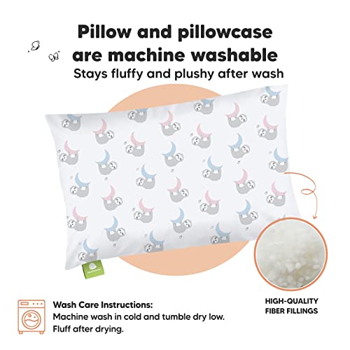 image for KeaBabies Toddler Pillow with Pillowcase - 13x18 My Little Dreamy Kids