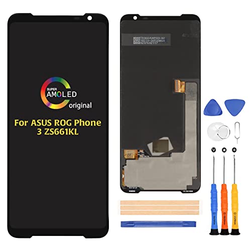 A-MIND For ASUS ROG Phone 3 ZS661KL tpl ʌCp ^b`plZbg (AMOLED)ZS661KS I003DD I003D ptpl ^b`plfW^CU[ 6.59 C` LCD ʏC
